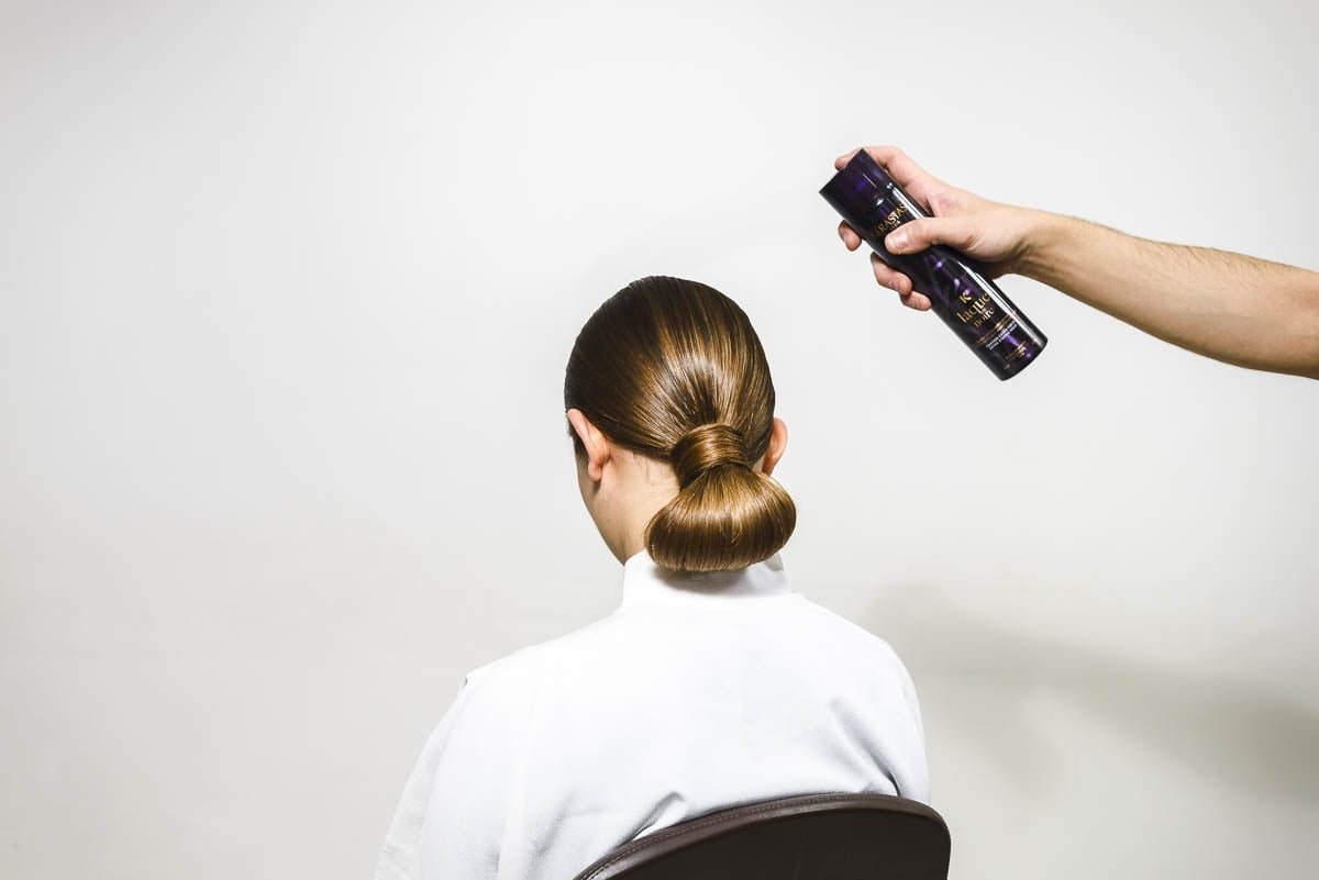 Wrapped Chignon Tutorial Step 9 Kerastase